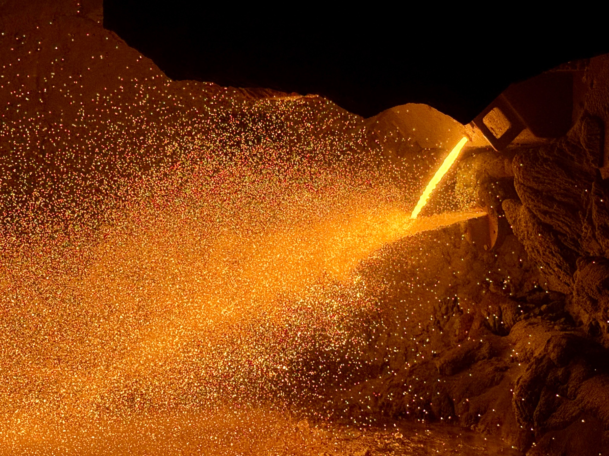 Molten metal pour at Ashland portfolio company